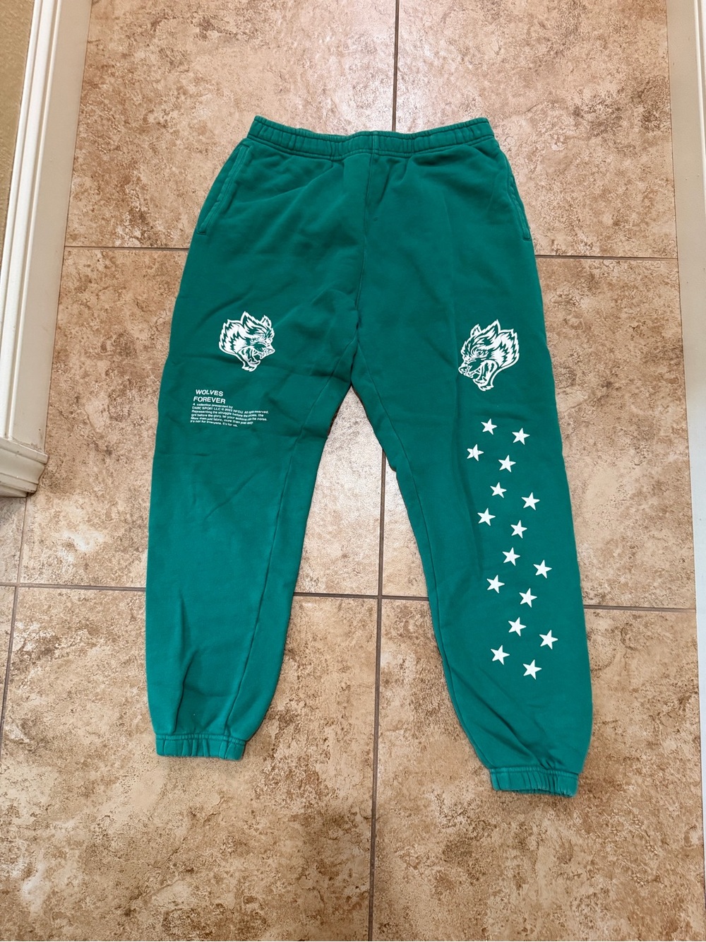 Women’s Green far sport Graphic Star Jogger Sweatpants
